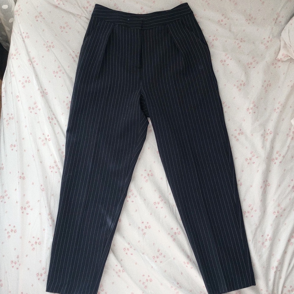 pinstripe slacks